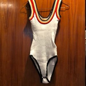 NWT White bodysuit